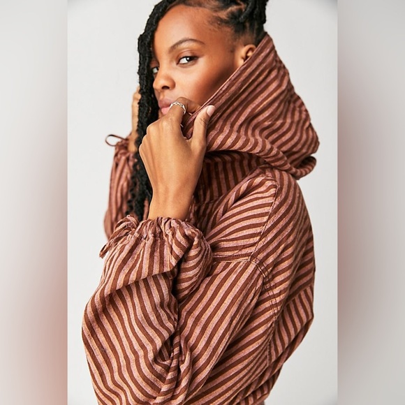 We The Free New Beginnings Striped Hoodie Medium - Picture 4 of 10